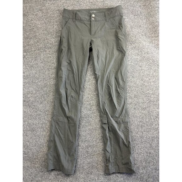 Columbia Pants - Columbia Pants Womens 4 Gray Omni-Shield Stretch Hiking Quick Dry Zip Pocket